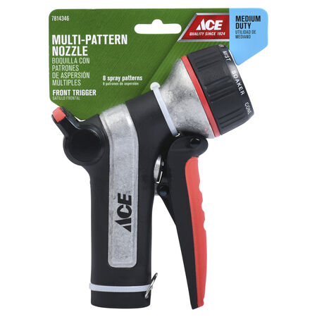 Ace 8 Pattern Metal Hose Nozzle