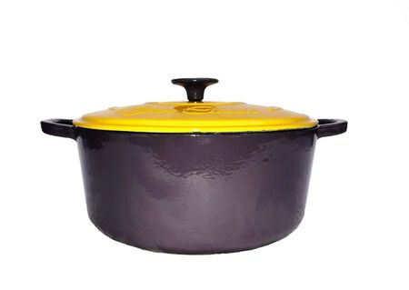 Cajun Classic 5 Qt Purple & Gold Enameled Cast Iron Dutch Oven