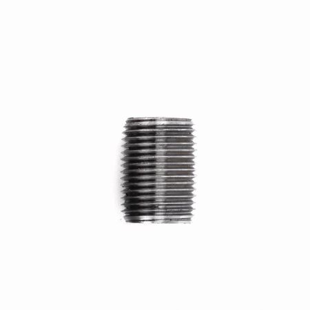 STZ Industries 3/8 in. MIP each X 3/8 in. D MIP Black Steel Close Nipple