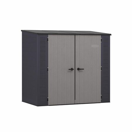 Suncast 7 ft. x 4 ft. Resin Standard Storage Shed with Floor Kit