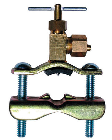 Ace 1/4 in. MIP Brass Saddle Valve 1/8 in. MIP