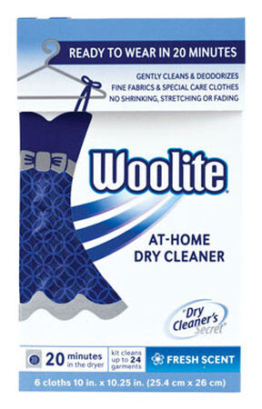 Woolite Fresh Scent Scent Home Dry Cleaner 6 count