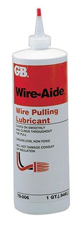 GB Wire-Aide General Purpose Wire Pulling Lubricant 32 oz. Squeeze Bottle