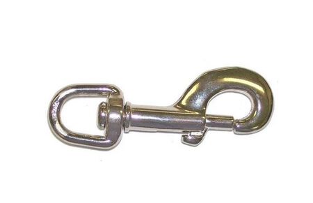 Koch Industries Nickel-Plated Die Cast Bolt Snap 90 lb 3.87 in. L