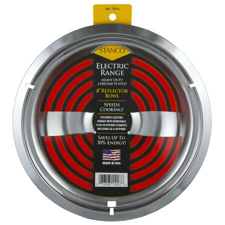 Stanco Chrome Plated Reflector Bowl 8 in. W