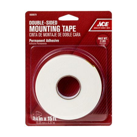Ace 15 in. L X 3/4 in. W Double-Sided Mounting Tape