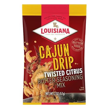 Louisiana Fish Fry Products Cajun Drip Twisted Citrus 2 oz