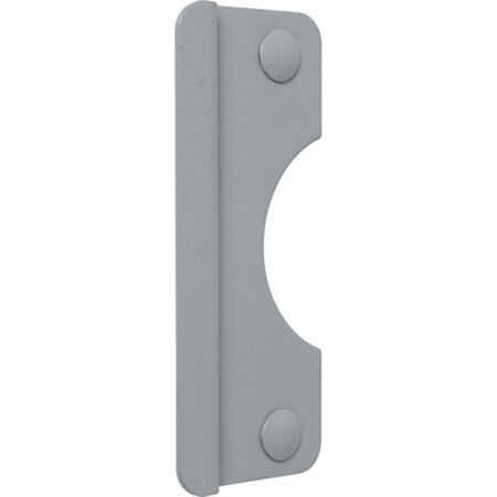 Prime-Line Latch Guard 15.5 in. 2-5/8 in. x 6 in. Brass Brass Use on Out Swing Doors 1/Carded