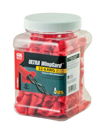 GB Ultra WingGard Wire Connectors Red 125 pk