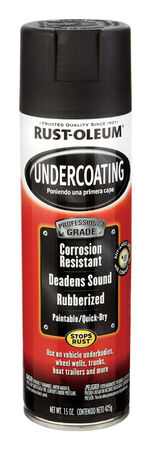 Rust-Oleum Automotive Flat/Matte Black Professional Grade Undercoating 15 oz.
