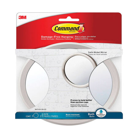 Command Small Plastic Adhesive Strips 6.82 in. L 1 pk