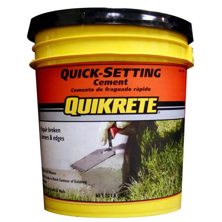 Quikrete Quick-Setting Cement 20 lb Gray
