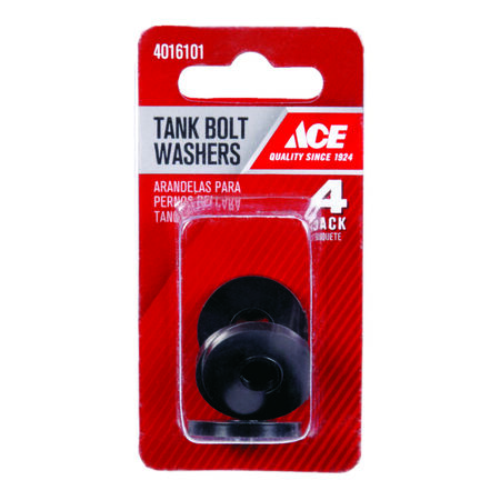 Ace 1/8 in. D Rubber Tank Bolt Washer 4 pk