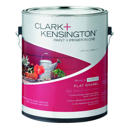 Ace Clark+Kensington Flat Midtone Hi-Hide Base Acrylic Latex House Paint Outdoor 1 gal.