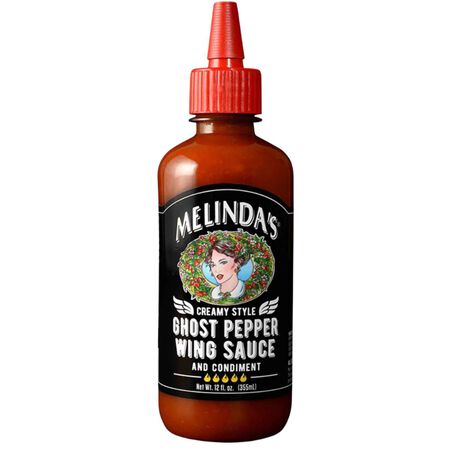 Melinda's Creamy Style Ghost Pepper Wing Sauce 12 oz.