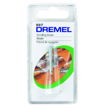 Dremel 1/8 in. D X 1/8 in. L Aluminum Oxide Grinding Stone Long Cone 35000 rpm 1 pc