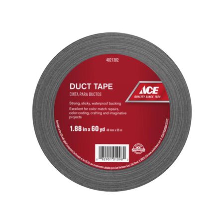 Ace 1.88 in. W X 60 yd L Black Solid Duct Tape