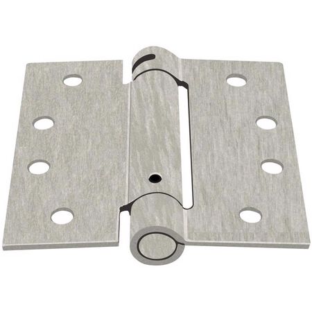 Ace 4 in. L Satin Nickel Self Closing Hinge 1 pk