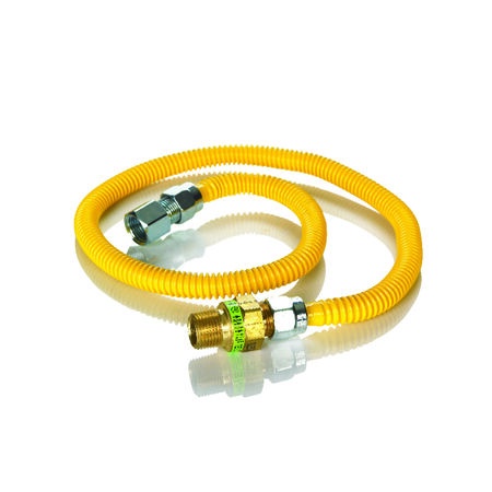 Eastman ProCoat 1/2 in. MIP X 1/2 in. D FIP 36 in. Stainless Steel Gas Connector
