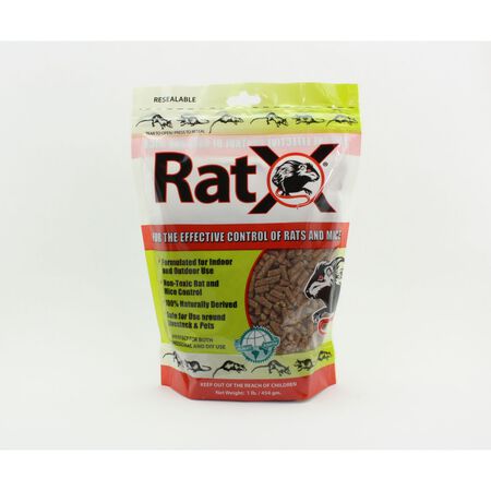 RatX Rodent Killer For Rats Mice Granules 1 lb. 1