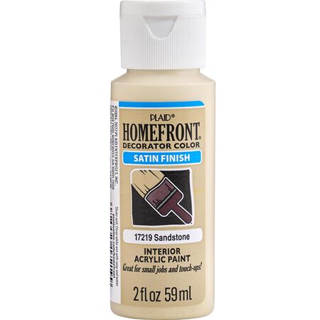 Homefront Satin Sandstone Hobby Paint 2 oz