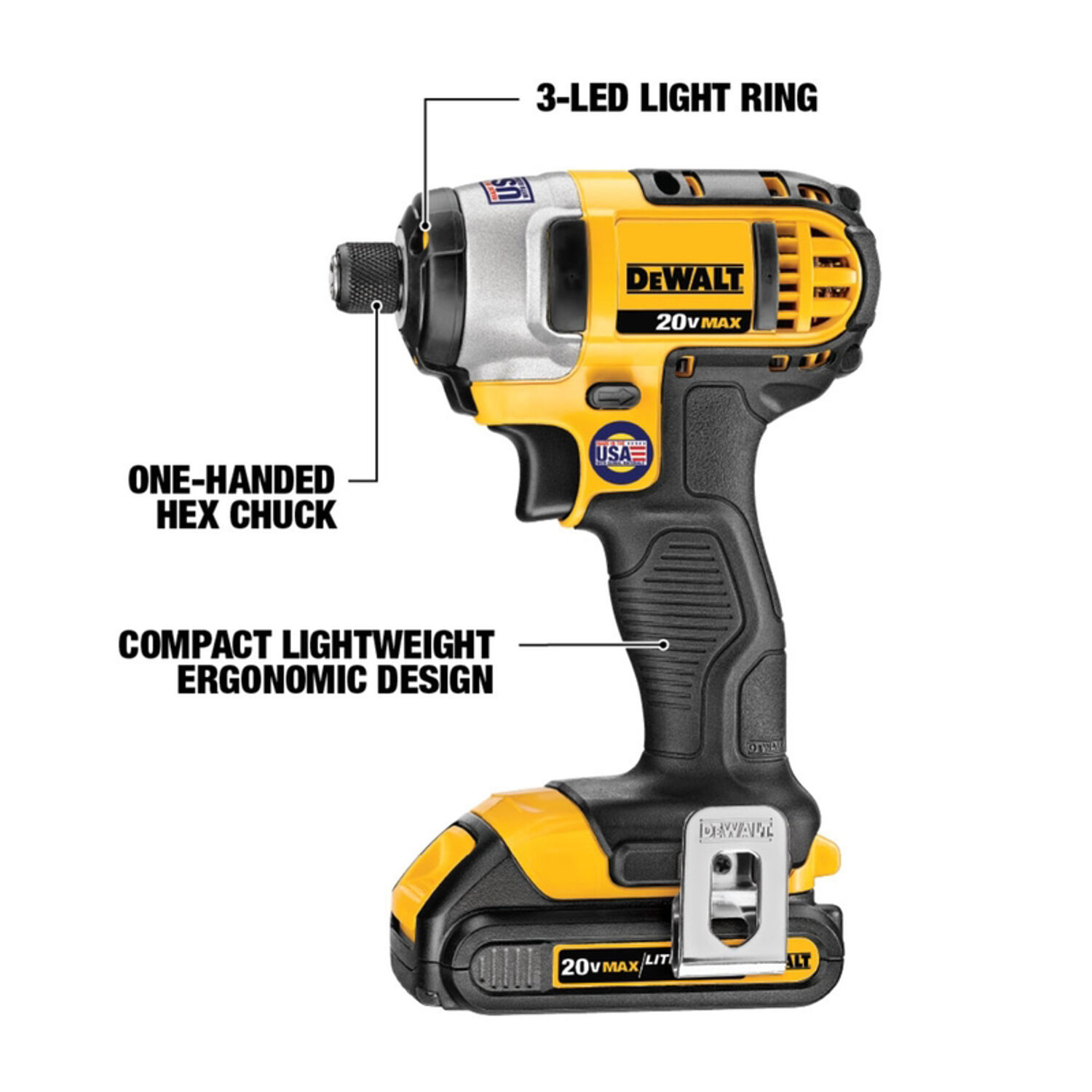 Cordless Brushed Impact Driver Kit 