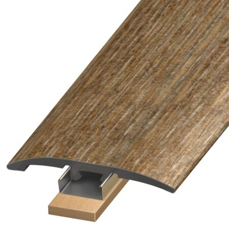 Versatrim Slim Trim 3-in-1 Floor Molding Sherwood Oak