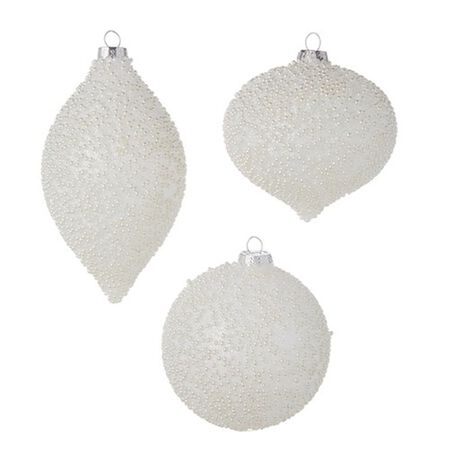 Raz Imports 4 in. PEARL ORNAMENT