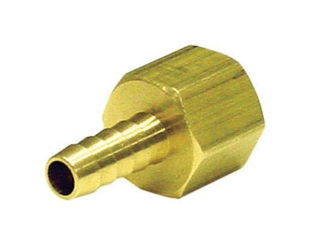Ace Brass Hose Barb 3/8 in. Dia. x 1/2 in. Dia. Yellow 1 pk
