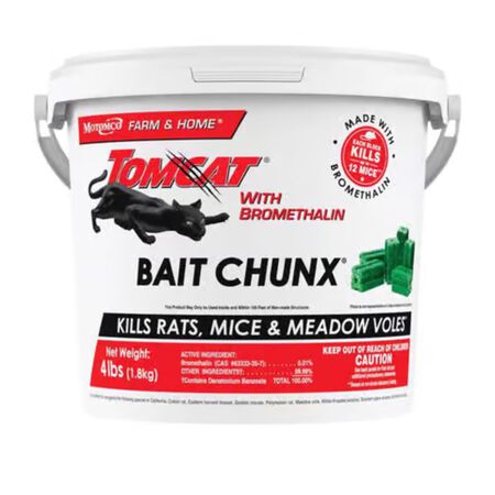 Tomcat Bait Chunx Bait Blocks For Mice and Rats 4.25 lb. 1 Pack