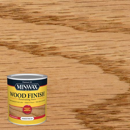 Minwax Wood Finish Semi-Transparent Ipswich Pine Oil-Based Penetrating Wood Stain 1 qt