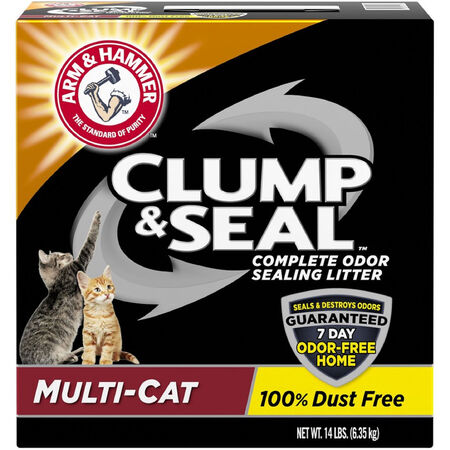 Arm & Hammer Clump & Seal No Scent Cat Litter 14 lb