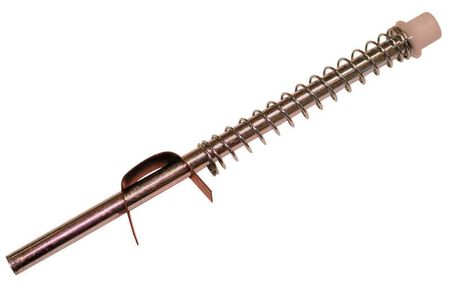 Barton Kramer 7/8 in. D X 2-5/8 in. L Mill Silver Steel Bi-fold Door Wheel Guide 2 pk