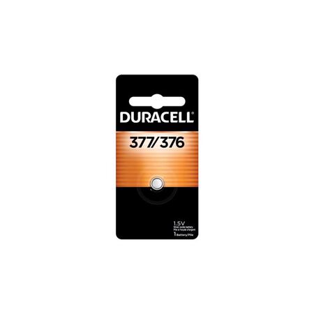 Duracell Silver Oxide 376/377 1.5 V 28 mAh Electronic/Watch Battery 1 pk
