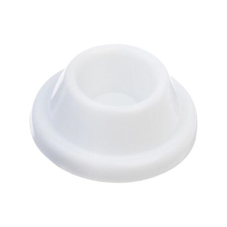 Ace 1-7/8 in. W Plastic White Wall Door Stop Mounts to door and wall 0 in.