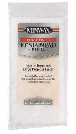 Floor Stain Pad Refill Polyester 10 in. Int WB