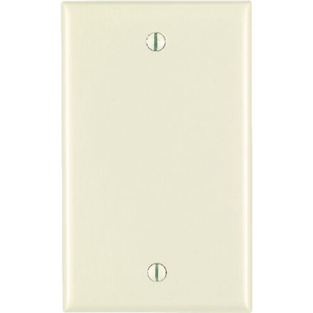 Leviton Almond 1 gang Thermoset Plastic Blank Wall Plate 1 pk