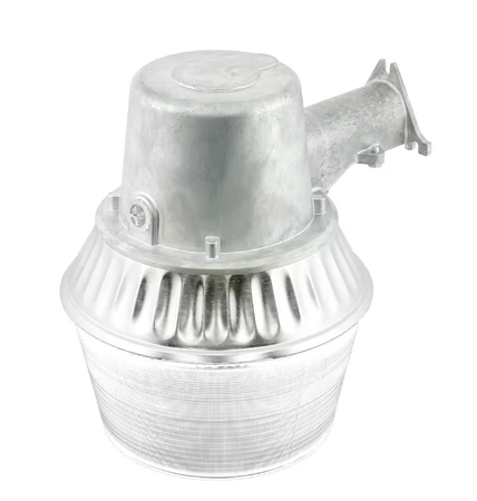Halo Area Light 65-Watt Equivalent Integrated LED Metallic Dusk to Dawn Area Light 4000K