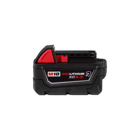 Milwaukee M18 RedLithium 5 Ah Lithium-Ion Battery 1 pack