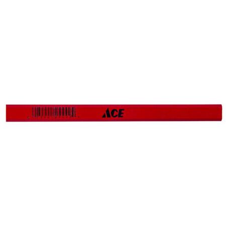 Ace CH Hanson 7 in. L Carpenter Pencil Red 1 pc