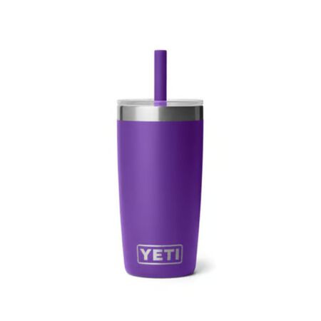 YETI Rambler Jr. 10 oz. Pace Purple BPA Free Kids Cups with Silicone Straw