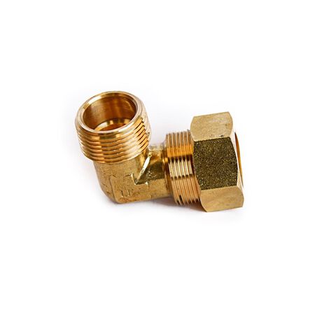 ATC 7/8 in. Compression 3/4 in. D MPT Brass 90 Degree Street Elbow