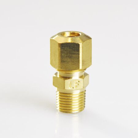 ATC 1/4 in. Compression 1/8 in. D MPT Brass Connector