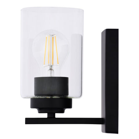 Vaxcel Lighting W0523 Park Ridge 8 in. Tall Bathroom Sconce - Black