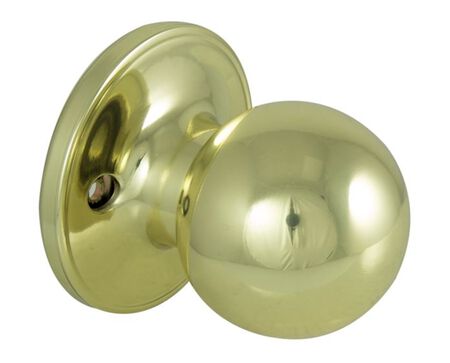 ProSource T3740V-PS Dummy Knob, T3 Design, 1-3/8 to 1-3/4 in Thick Door, Brass, 65.7 mm Rose/Base