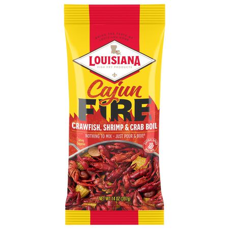 Louisiana Fish Fry Seafood Boil - Cajun Fire Seafood Seasoning 14 oz.