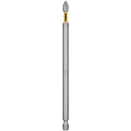 DEWALT Max Fit Phillips #2 X 6 in. L Screwdriver Bit Steel 1 pk