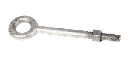 Baron 1/2 in. X 4-1/2 in. L Hot Dipped Galvanized Steel Eyebolt Nut Included