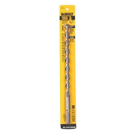 DEWALT Pilot Point 5/8 in. X 12 in. L Carbide Tipped Percussion Drill Bit 3-Flat Shank 1 pc