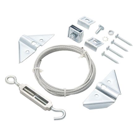Ace 7.5 in. L Silver Steel Anti-Sag Gate Kit 1 pk